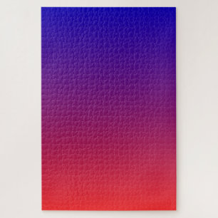 Quebra-cabeça Gradiente Vermelho Roxo Azul