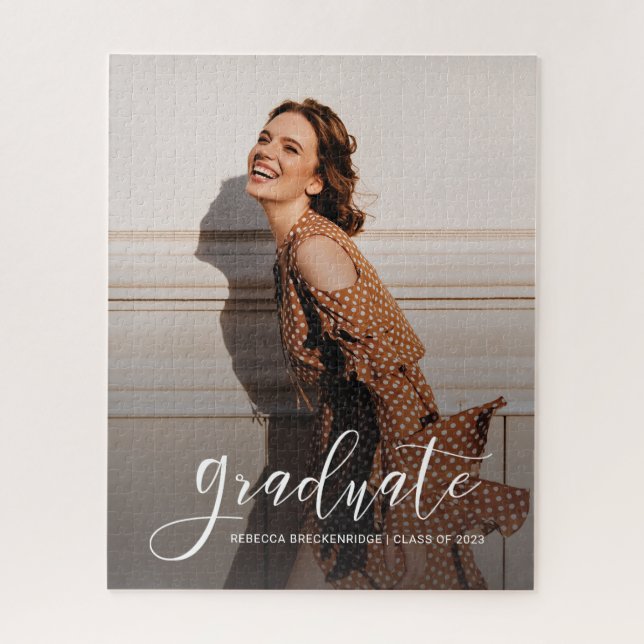 Quebra-cabeça Graduação 2024 Formando Mais velho de Foto (Vertical)