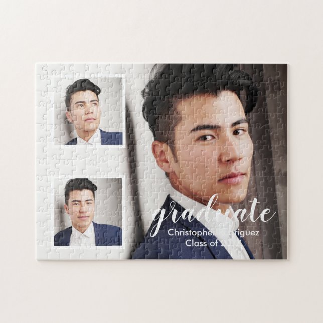 Quebra-cabeça Graduação de Foto Moderna 3 (Horizontal)