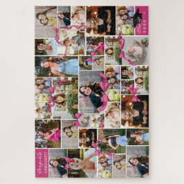 Quebra-cabeça Graduação de Graduação de Colagem de Fotos Repetit