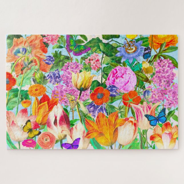 Quebra-cabeça Graffi*tee Studios Field of Flowers Jigsaw Puzzle (Horizontal)