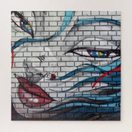 Quebra-cabeça Graffiti de Menina Asiática