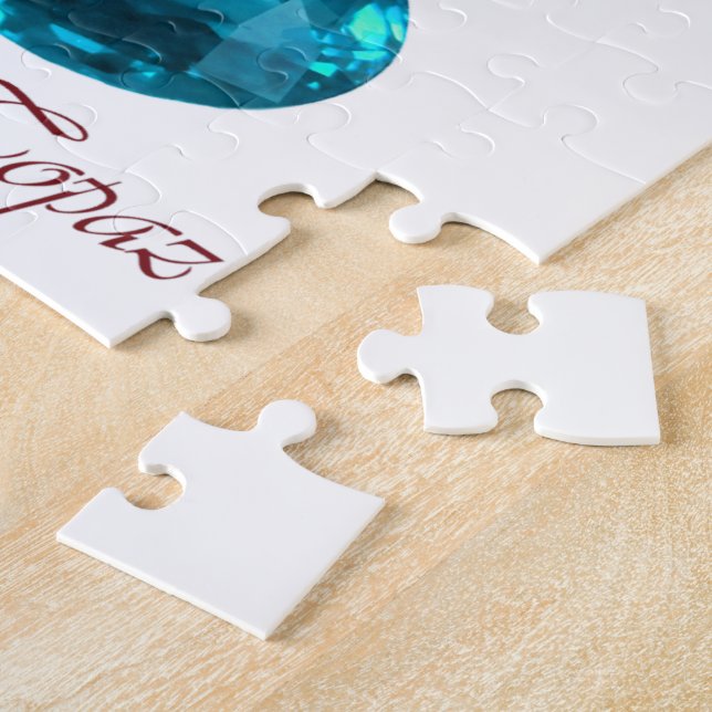 Quebra-cabeça Gráfico Birthstone (Lateral)