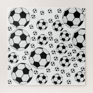 Quebra-cabeça Gráfico de Bola de Futebol Clássico Fã de Esportes