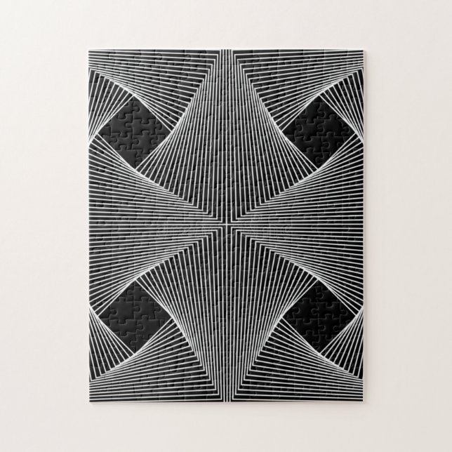 Quebra-cabeça Gráfico de ilusão óptica vetorial de sopragem ment (Vertical)