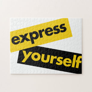 Quebra-cabeça Gráfico moderno, vibrante e ousado de se Expressar
