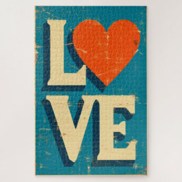 Quebra-cabeça Gráficos inspirados no AMOR dos anos 60