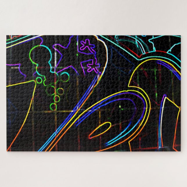 Quebra-cabeça Grafite 10 20x30 1014pc jpcn (Horizontal)