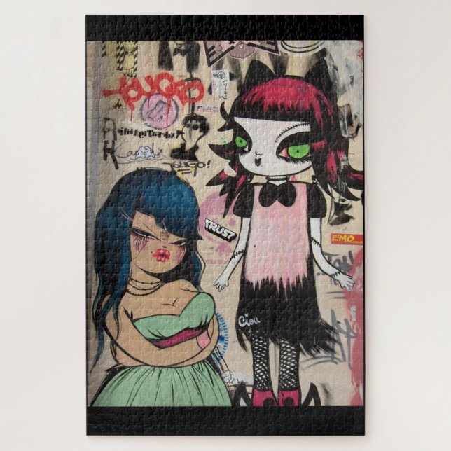 Quebra-cabeça Grafite Art (Vertical)