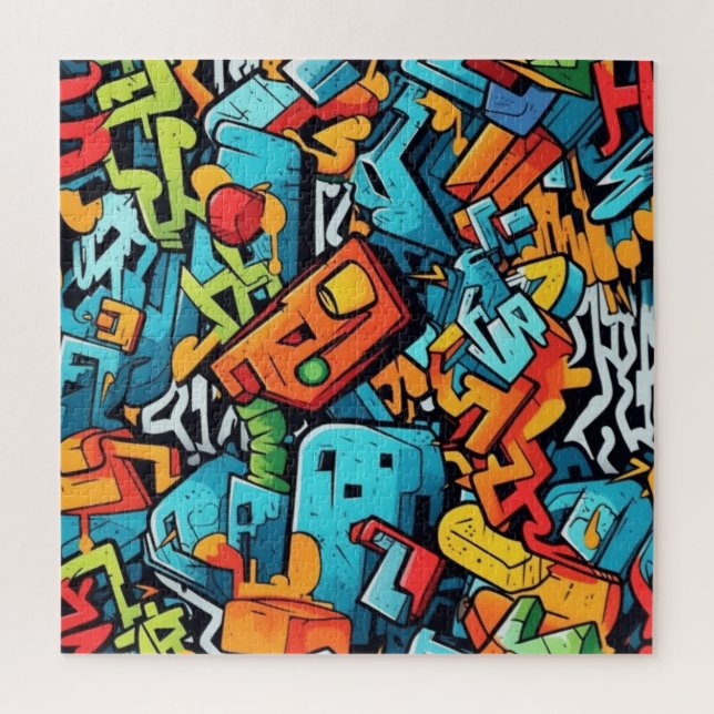 Quebra-cabeça Grafite Art Puzzzle (Vertical)