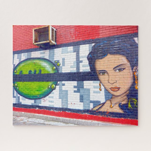 Quebra-cabeça Grafite de Montreal. (Horizontal)