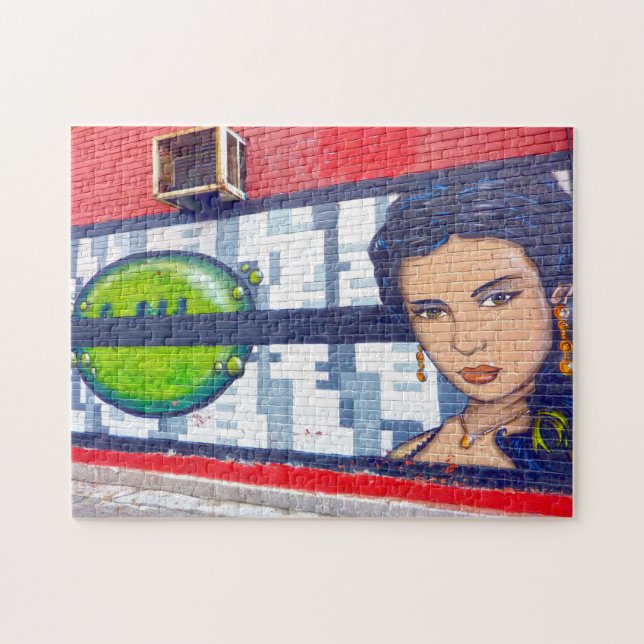 Quebra-cabeça Grafite de Montreal. (Horizontal)