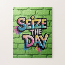 Grafite Texto Colorido Dizendo Aproveite o Dia