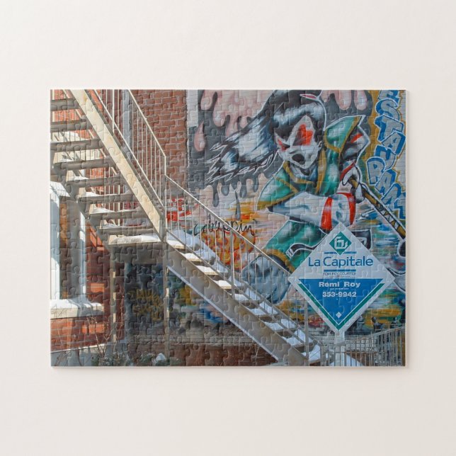 Quebra-cabeça Grafites de Montreal. (Horizontal)
