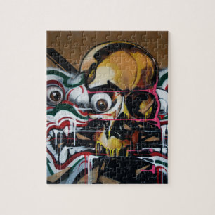 Quebra-cabeça Grafites do crânio de Banguecoque