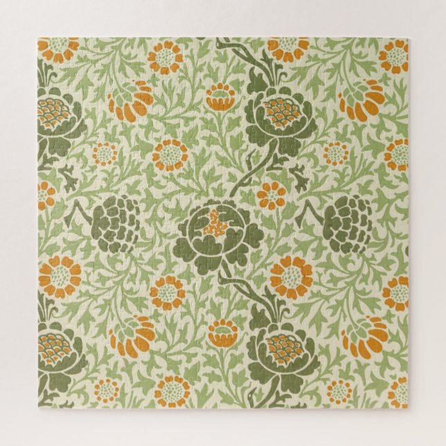Quebra-cabeça Grafton Pattern (por William Morris) (Vertical)