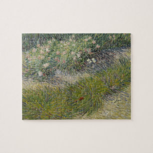Quebra-cabeça Grama e Borboletas por Vincent van Gogh