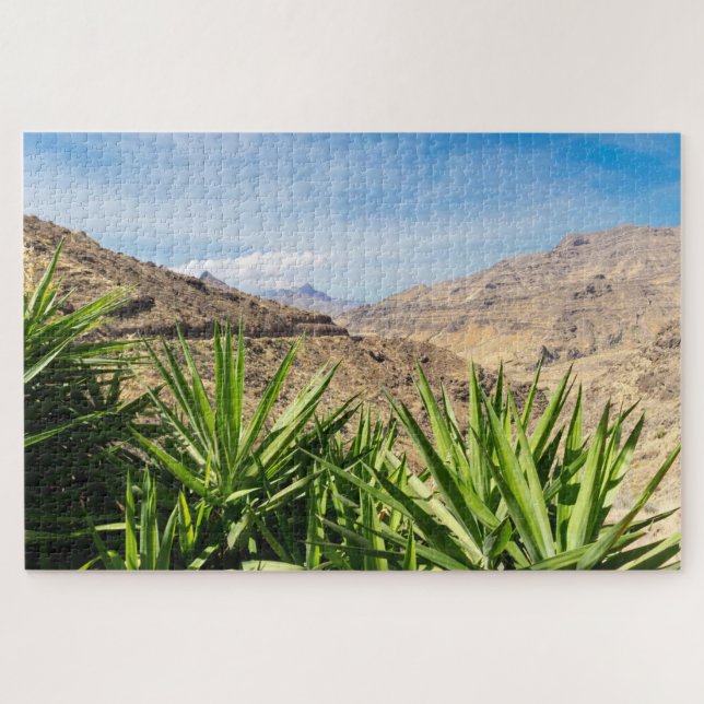 Quebra-cabeça Gran Canary Mountain Landscape (Horizontal)