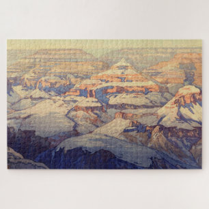 Quebra-cabeça Grand Canyon, Yoshida, Woodcut