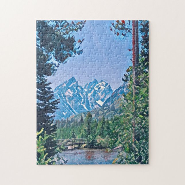 Quebra-cabeça Grand Teton (Vertical)
