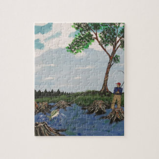 Quebra-cabeça Grande baixo da boca