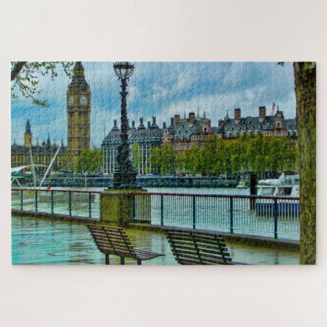 Quebra-cabeça Grande Ben Londres. (Horizontal)
