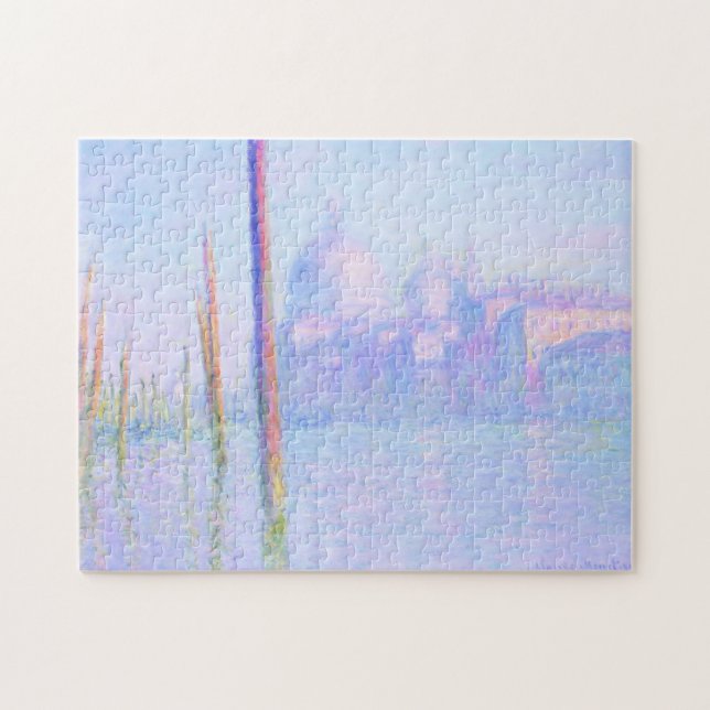 Quebra-cabeça Grande Canal em Veneza (por Claude Monet) (Horizontal)