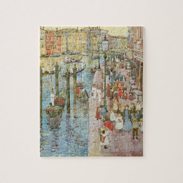 Quebra-cabeça Grande Canal, Veneza por Maurice Prendergast (Vertical)