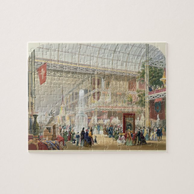 Quebra-cabeça Grande exposição, 1851: Transept central do Cr (Horizontal)