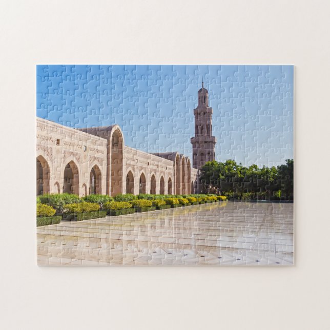 Quebra-cabeça Grande Mesquita de Sultan Qaboos em Muscat, Omã (Horizontal)
