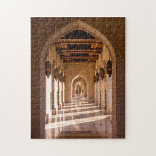 Quebra-cabeça Grande Mesquita de Sultão Qaboos em Muscat, Omã