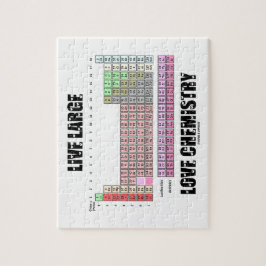 Quebra-cabeça Grandes elementos de mesa periódica vivos da