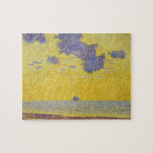 Grandes Nuvens (Céu Amarelo) (Paisagem Elegante)