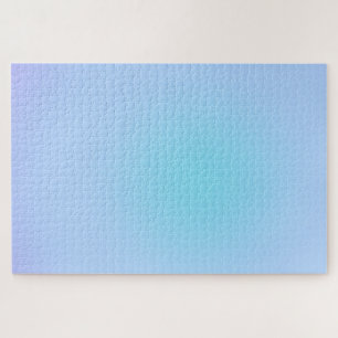 Quebra-cabeça Granulação azul moderna Watercolor Arco-íris