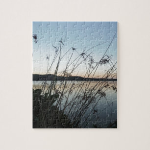 Quebra-cabeça Grãos no lago Sunset