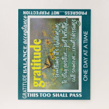 gratitude inspirational jigsaw puzzle