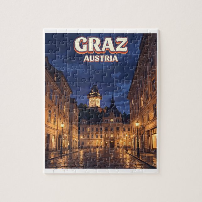 Quebra-cabeça Graz Áustria (Vertical)