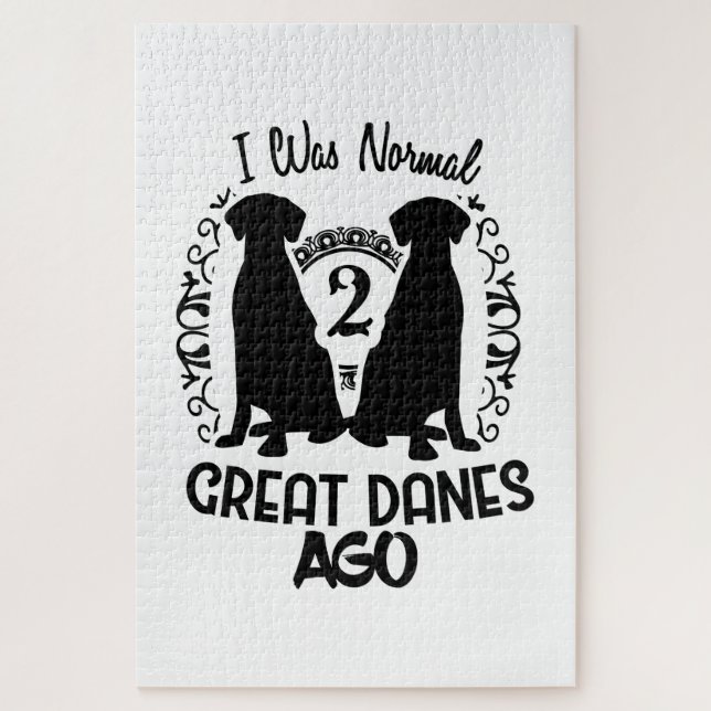 Quebra-cabeça Great Dane (Vertical)