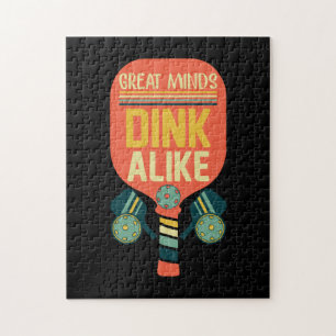 Quebra-cabeça Great Minds Dink Alike Funny Pickleball