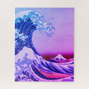 Quebra-cabeça Great Wave off Kanagawa & Japanese Art /Japan