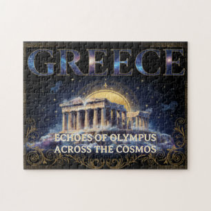 Quebra-cabeça Grécia Cósmica Templo Antigo Arte Celestial