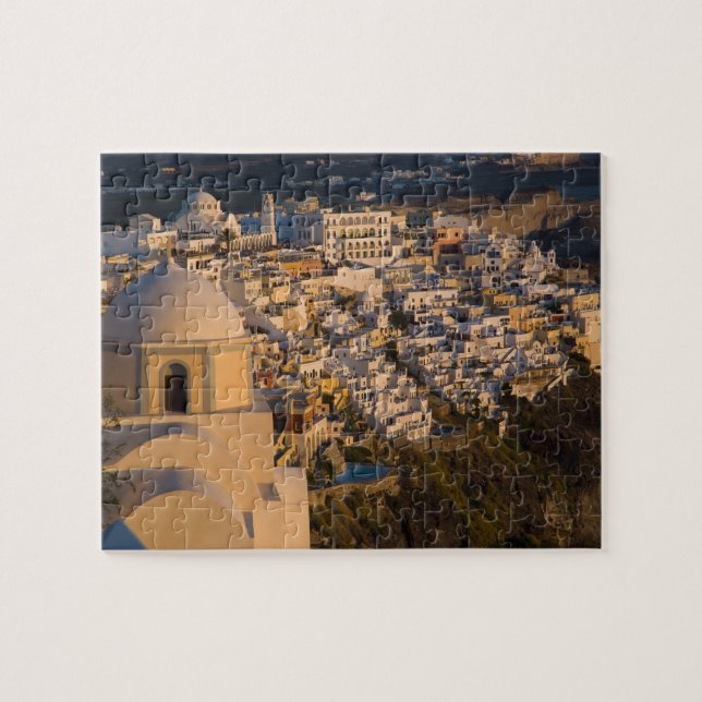 Quebra-cabeça Grécia e Ilha Grega de Santorini cidade de (Horizontal)
