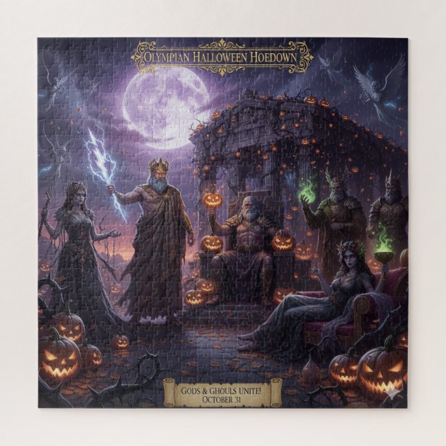 Quebra-cabeça Greek and Roman Mythology Halloween Puzzle (Vertical)