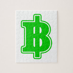 Quebra-cabeça GREEN BAHT SGN ฿ Moeda Tailandesa ฿