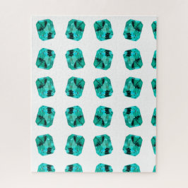 Quebra-cabeça Green Emerald Gemstone