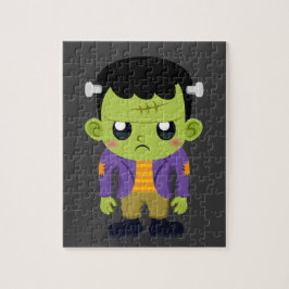Quebra-cabeça Green Frankenstein Monster Halloween