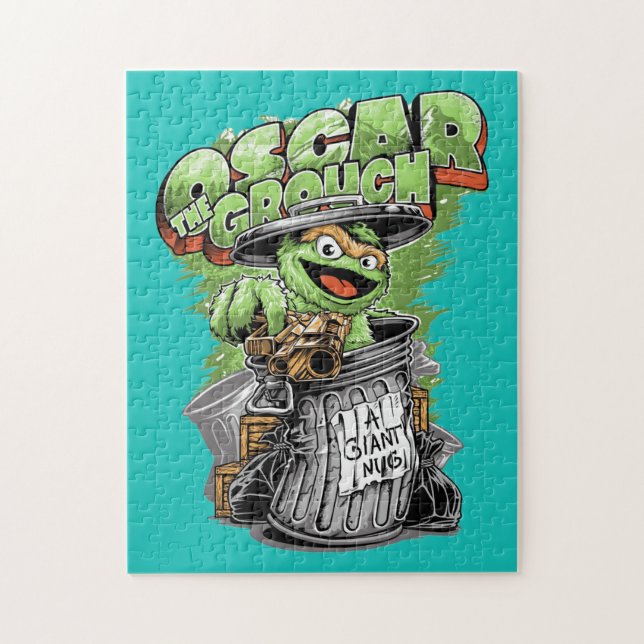 Quebra-cabeça Green Garbage Monster  (Vertical)