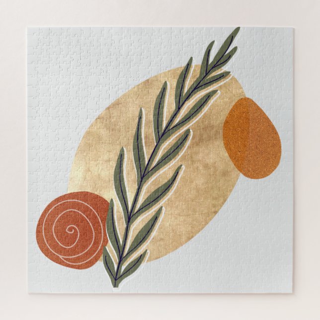 Quebra-cabeça Green Stalk Boho (Vertical)