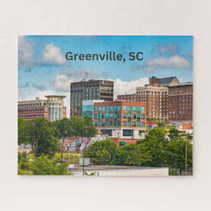 Quebra-cabeça Greenville, Carolina do Sul, Edifícios Centros