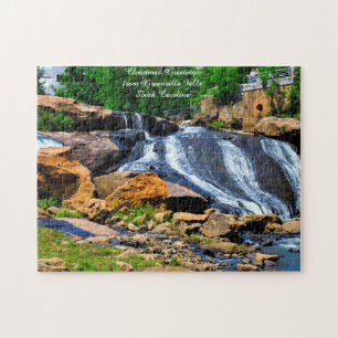 Quebra-cabeça Greenville Falls Carolina do Sul.